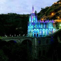 Wallfahrtskirche Santuario de las lajas in Ipiales