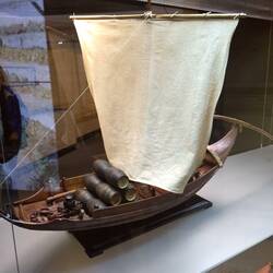 A model in the museum