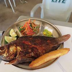 Local dish - you use only your bare hands to eat it
