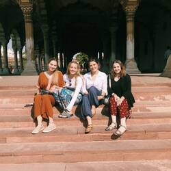 At Agra Fort