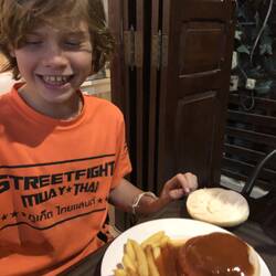 Malcolm's ketchup explosion (only it was hot sauce!)