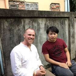 Geoff and 'Long-nee'