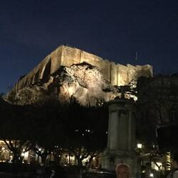 Acropolis illuminated