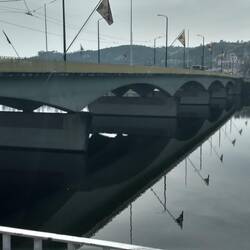 The Roman Bridge with its arches