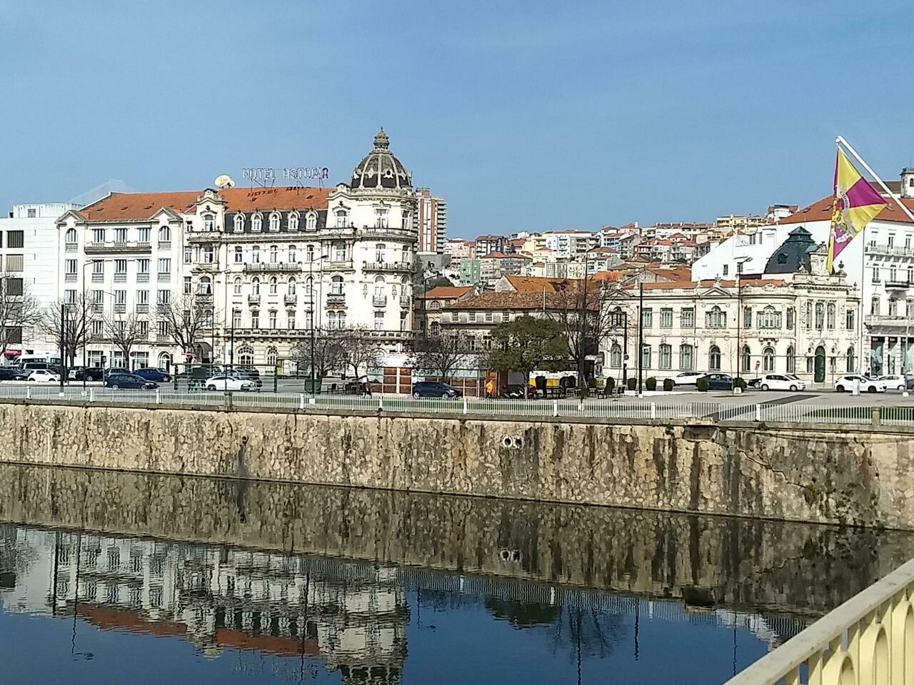A view of Coimbra and the Hotel Astoria