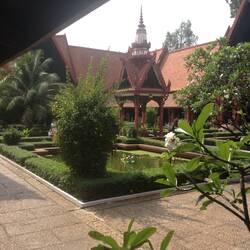 The garden at the museum