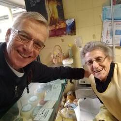The Cheese lady in the market