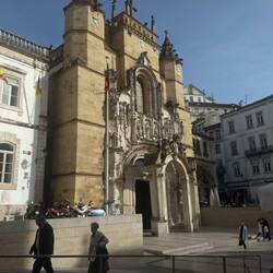 The old church. The cafe to the right was awesome.