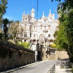 Our view of the palace from the street