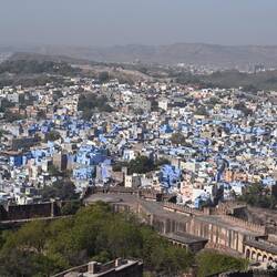 The blue(ish) city