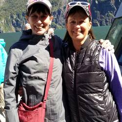 Ol' squash buds reunite in Milford Sound!