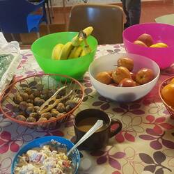 Unser Frühstück von Jorge zubereitet 😊