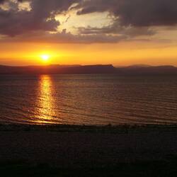 Abendstimmung am See Genezareth