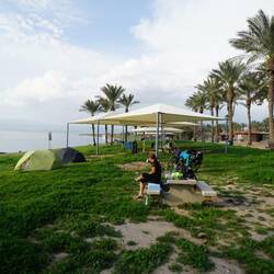 Unser Übernachtungsplatz am Lavnun Beach