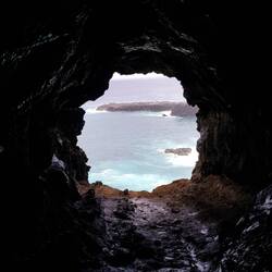 Aussicht aus der Höhle