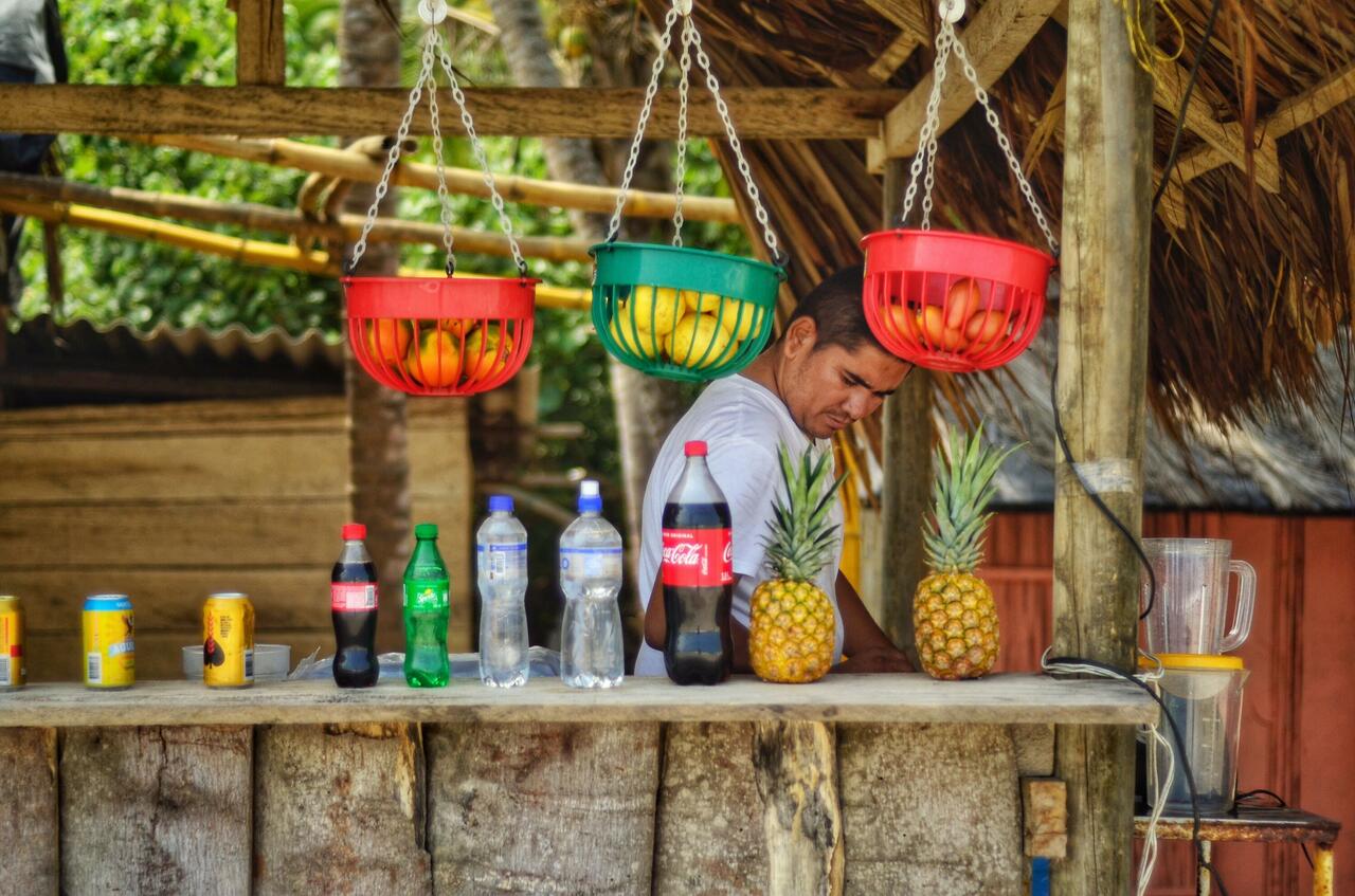 El señor mixt uns frischen Saft...