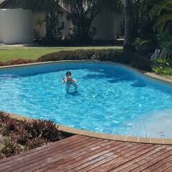 Good and hot here...keep the body temp down.