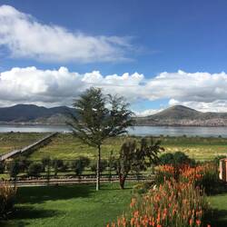 Ausblick aus dem Hotelzimmer
