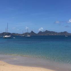 Vor der Insel Mayreau