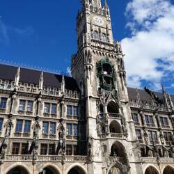 The new City Hall, part of only 15% of the city not destroyed in the war.
