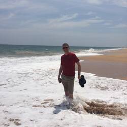 The water may look calm, but the waves sneak up on you!
