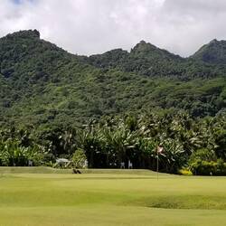 Always a great view from the golf course 😁. Lush island interior.