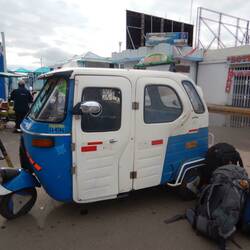 Unser Taxi an den Busbahnhof