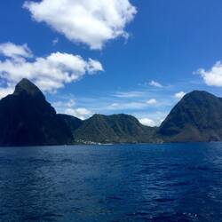 Die Pitons - Wahrzeichen von St. Lucia