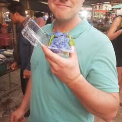 Seltsames Aussehen, seltsamer Geschmack. Etwas Süßes