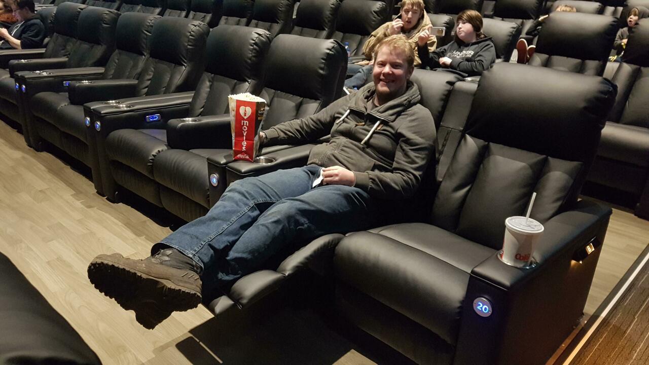 The seats were the most luxurious we've ever seen before. You can choose how far you want to recline and it do