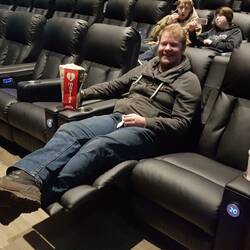 The seats were the most luxurious we've ever seen before. You can choose how far you want to recline and it do