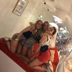 At the club called bedroom!