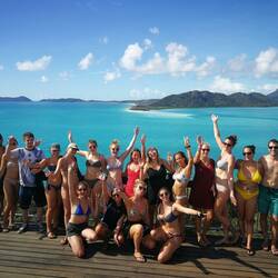 Whitsunday Islands Crew: 17 Mädels und 3 Bubis :P