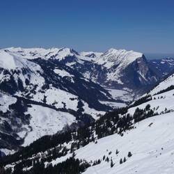 Blick nach Schoppernau