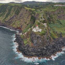 Not our photo but it shows the location of the lighthouse