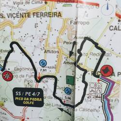 We drove the small and terrifying square on the left side of the map.