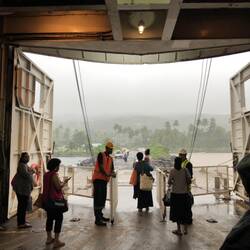 Endlich wieder an Land