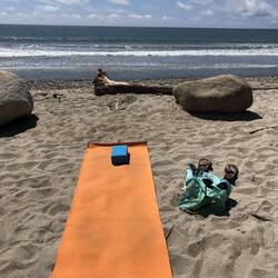 Yoga am Strand