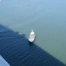 Port Said ist erreicht und die Lotsen verlassen das Schiff. Auf gehts nach Kreta!