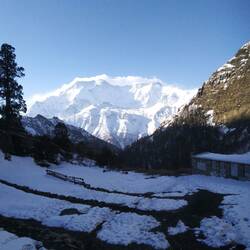 La meme vue le lendemain matin !