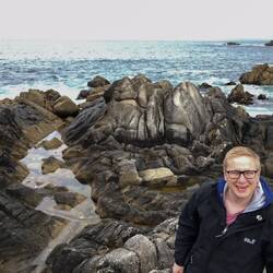 Ab hier: anderer Ort, aber auch schöne Steine. Point Pinos