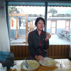 Enfin à labri du vent à Jomson