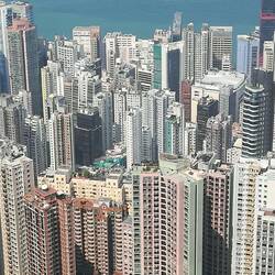 Willkommen in Hongkong - In der Mitte ist unser schnuckeliges Wohntürmchen