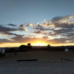 Sunset Over Marathon, TX