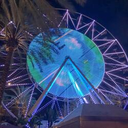 Beleuchtetes Riesenrad