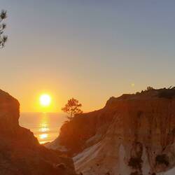 Sundowner in Praia da Falésia - herrlich