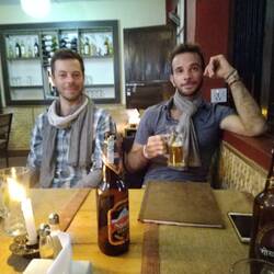 Dîner entre "Frenchies" avant nos départs respectifs