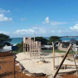 Spielplatz beim Campingplatz