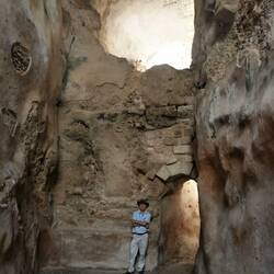 Wayne in water tunnel