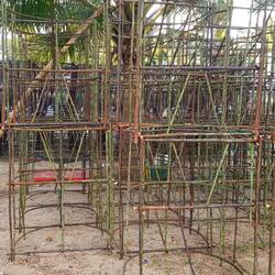 Manufacturing of bamboo crab traps